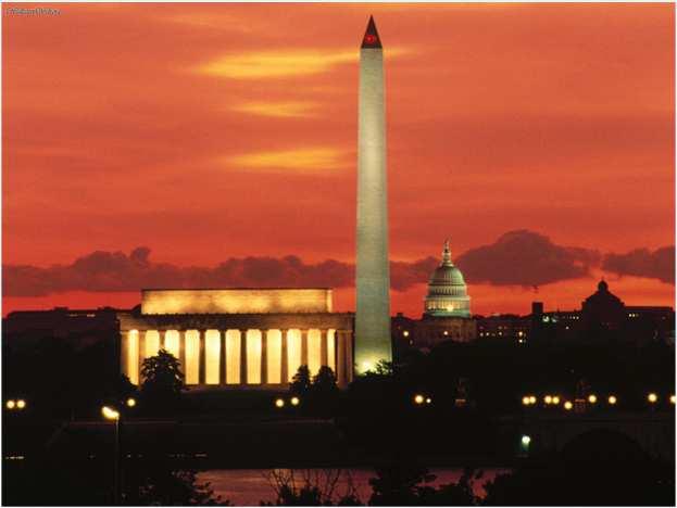 Because the lighting of the monument in the evening attracts the local insects.