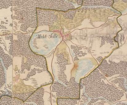 25 Sellye határa az első katonai felmérés (1763 1787) idején Második Katonai Felmérés (1806 1869)