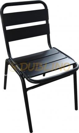 Alumínium vázas szék fekete vagy