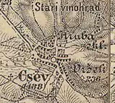 Harmadik Katonai Felmérés (1869-1887) Magyarország Katonai Felmérése (1941) Leginkább szembetűnő táji elem Piliscsév mellett az