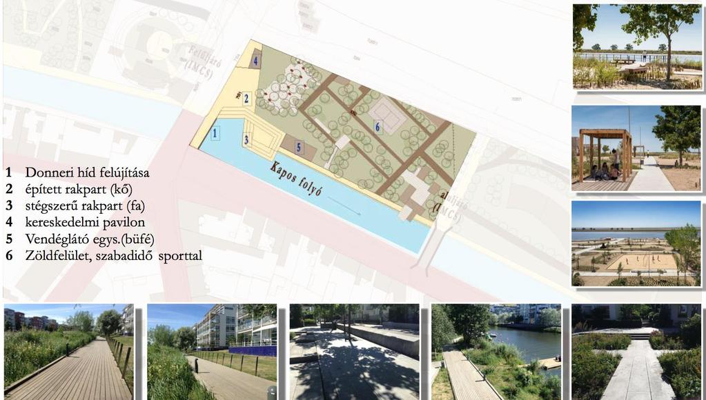 Kaposvári Közlekedési Központ és környezetének fejlesztése Kaposparti sétány
