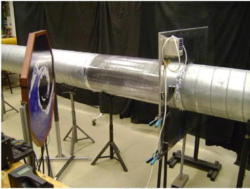 2016-2017-II. / 59 Akusztikailag átlátszó cső tesztelése A tanszéki beamforming (nyalábformálás) és forgógépes kutatásokhoz szükséges volna egy akusztikailag átlátszó csőre.