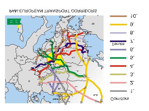 AZ ORSZÁGOT ÁTSZELŐ KÖZÚTI KÖZLEKEDÉSI FOLYOSÓKRÓL 5 Forrás: http://www.khvm.hu/eu-integracio/a_magyarorszagi_tina_halozat/image11.gif 1. ábra.