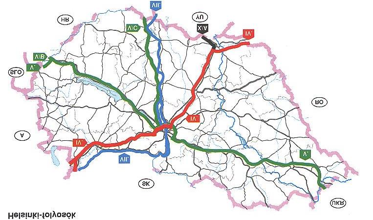 8 MTA VILÁGGAZDASÁGI KUTATÓ INTÉZET Az 1960-as évektől épülő magyarországi autópályák azonban a meglévő szerkezetben, rendre a leginkább igénybevett főútszakaszok mentén, azok forgalmi