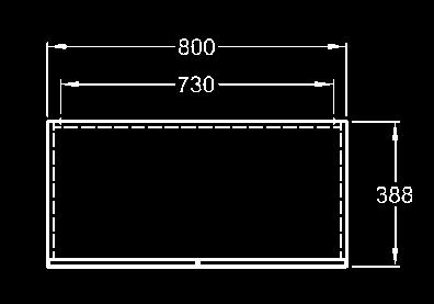 21,5 Kiegészítők: Felső üvegpolc 80 x 38,8 cm 570080 20