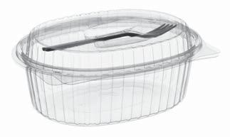 Egybefedeles kerek és ovális dobozok Hinged lid round and oval containers SL1735W