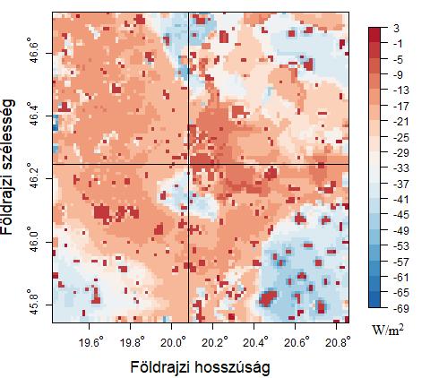 7. Eredmények a háromdimenziós WRF modellel A végzett egy dimenziós, lokális vizsgálatot regionális skálán is megvalósítottuk.