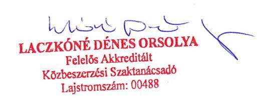 KÖZBESZERZÉSI DOKUMENTUMOK a közbeszerzésekről szóló 2015. évi CXLIII. törvény 98.