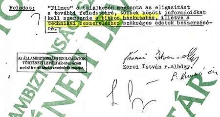 Titkos házkutatás és a technika beszerelése Laknernél Bécsben Filmes találkozott régi ismerősével, a kint tanuló Kovács Istvánnal, akit a BM III/III-4 osztály tanulmányozott.
