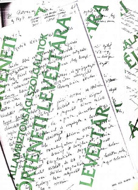 Jelentés a Kisgazdapárt volt megyei vezetőiről 1958-ban Az ügynök 1960.