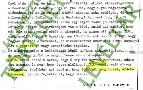Anikó érdekből köt házasságot Viktorral Más jelentések a Salgóbányán elhangzott előadások tartalmáról szólnak, az előadók Orbán Viktor, Fellegi Tamás, Lengyel László, Kéri László, Kövér Szilárd,