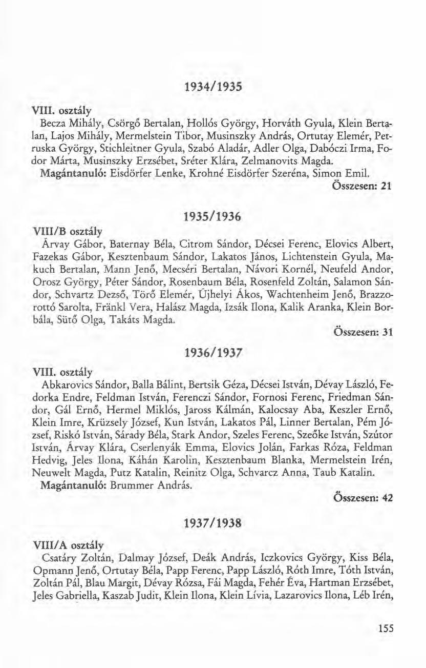 1934/1935 VIlI.