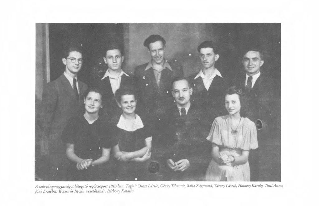 A szórványmagyarságot látogató regőscsoport 1943-ban.