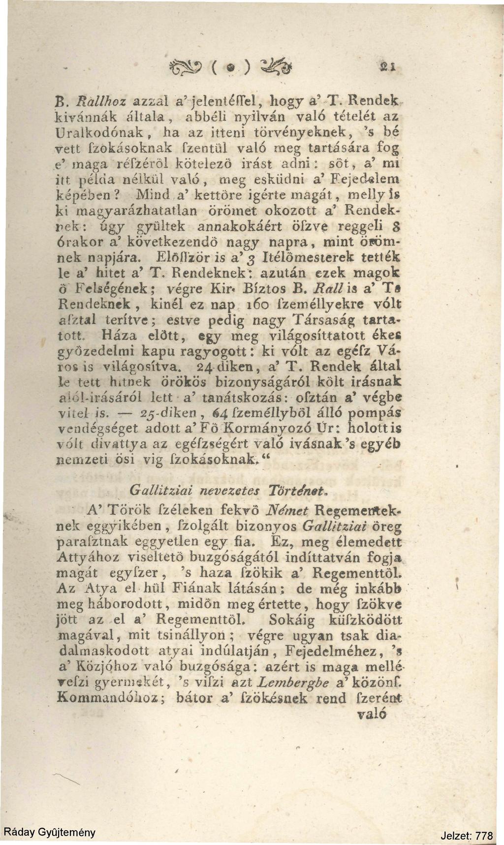 «g^> ( ) ^ 21 B. Ralihoz azzal a'jelentéflel, hogy a' T.