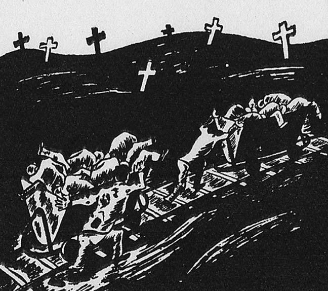 A betegség jeleit a tudósító szerint csak a táborban észlelték, ám egy másik forrás szerint két nagymegyeri is megbetegedett 4, mégpedig Belucz Gáspár 23 éves és Bereczky Zsigmond 60 éves