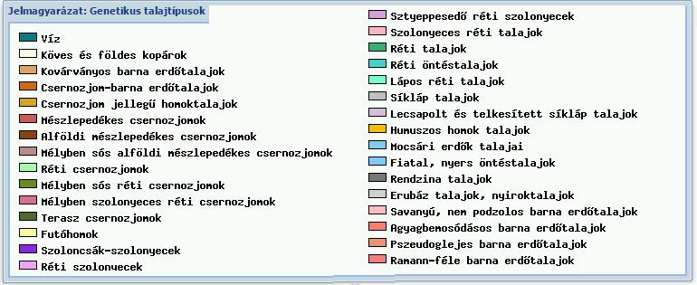 A térség legtermékenyebb talajai közé tartoznak az északi irányba elterülő, lösztakarón képződött 95-115 (int.