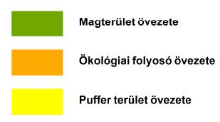 Országos Területrendezési Terv övezeti érintettségei és a vonatkozó előírások 1. Országos ökológiai hálózat övezete DINPI adatszolgáltatás alapján: A tervezési területek közül a 10., 11. sz.