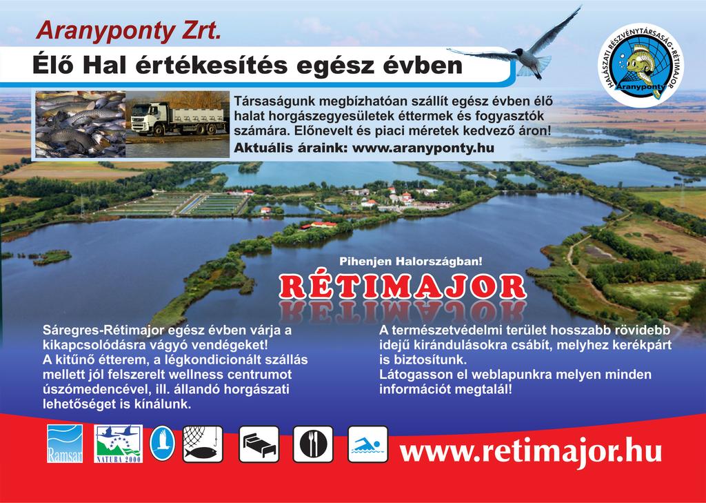 w w w. a g ra r l a p o k. h u Aqua-Garant: Az Ön megbízható partnere haltakarmányozásban!