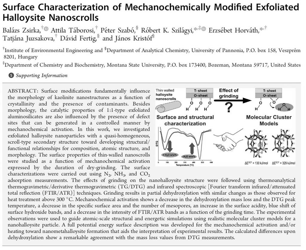 rearrangement upon peroxide treatment. Applied Surface Science 399: pp. 245-254. (2017) DOI: 10.1016/j.apsusc.2016.12.053, Független idézők száma: 0*, IF: 3,387 (2017) 4.