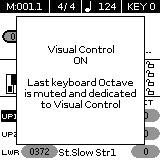 Ha MIDI úton csatlakoztat két vagy több V-LINK kompatibilis eszközt, könnyen létrehozhat vizuális hatásokat, melyeket összekapcsolhat a zenei előadással a kifejező erő növelése érdekében.