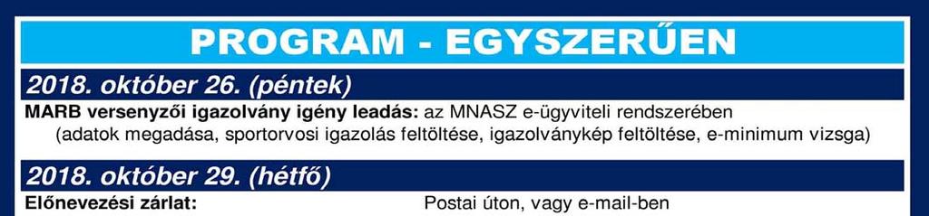 A verseny az