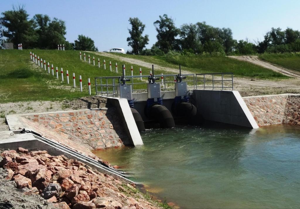 A szigetközi folyó és táj rehabilitáció befejezése - 2015 Mentett oldali vízpótlás biztosítása Vízkivételi