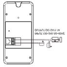 EN 1. To operate the electric lock, use an external power adapter! (12 V / 1.1 Am not included) 2. To operate the magnetic lock, use an external power adapter! (12 V / 1.1 A, not included) 1.