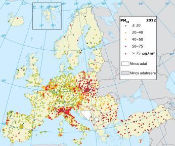 : ásvány- és ércőrlés cementgyártás szilárd energiahordozók (szén) elégetésekor fafeldolgozás dízelüzemű járművek keletkezés helyén nagyon