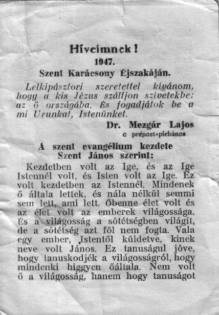 Mezgár Lajos (saját