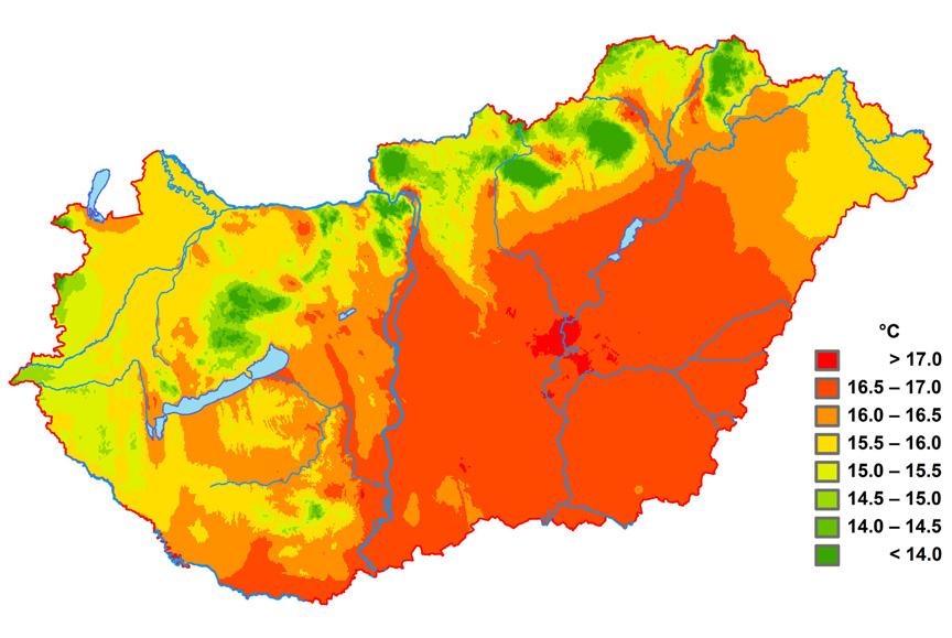 Országos Meteorológiai Szolgálat 19 ellenőrzött adatokon olyan statisztikai eljárásokat alkalmazzunk, amelyek segítségével homogenizált rácsponti adatsorokhoz jutunk.