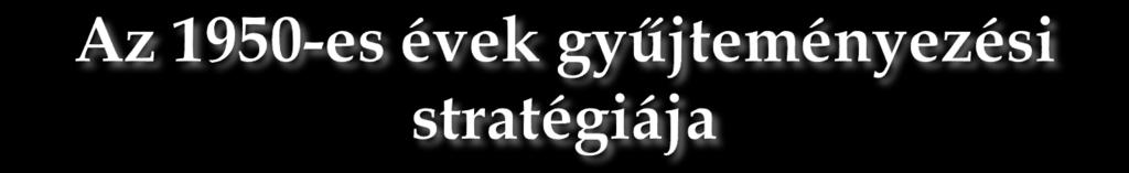 Az évi terv a gyűjtés minden területét szem előtt tartva elsősorban a XVIII-XIX. századi Vác és a szocializmus korának emlékanyagának begyűjtését tűzte ki fő feladatának.