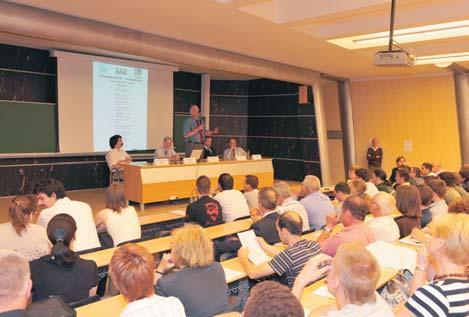 RENDEZVÉNYEK Az OAH a Tudományos Ismeretterjesztõ Társulat Stúdió Egyesülettel 2009-ben két ismeretterjesztõ regionális konferenciát szervezett Atomenergiáról mindenkinek címmel Gyõrben a