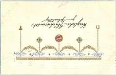 Floral greeting c ard,