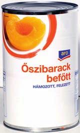 323,- 1281 1379,- Aro őszibarack befőtt 2500