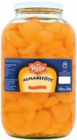 darabolt ananász 3050 g/db Töltőtömeg: 1850