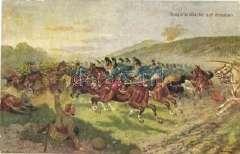 Katonák gázálarc ban / WWI K.