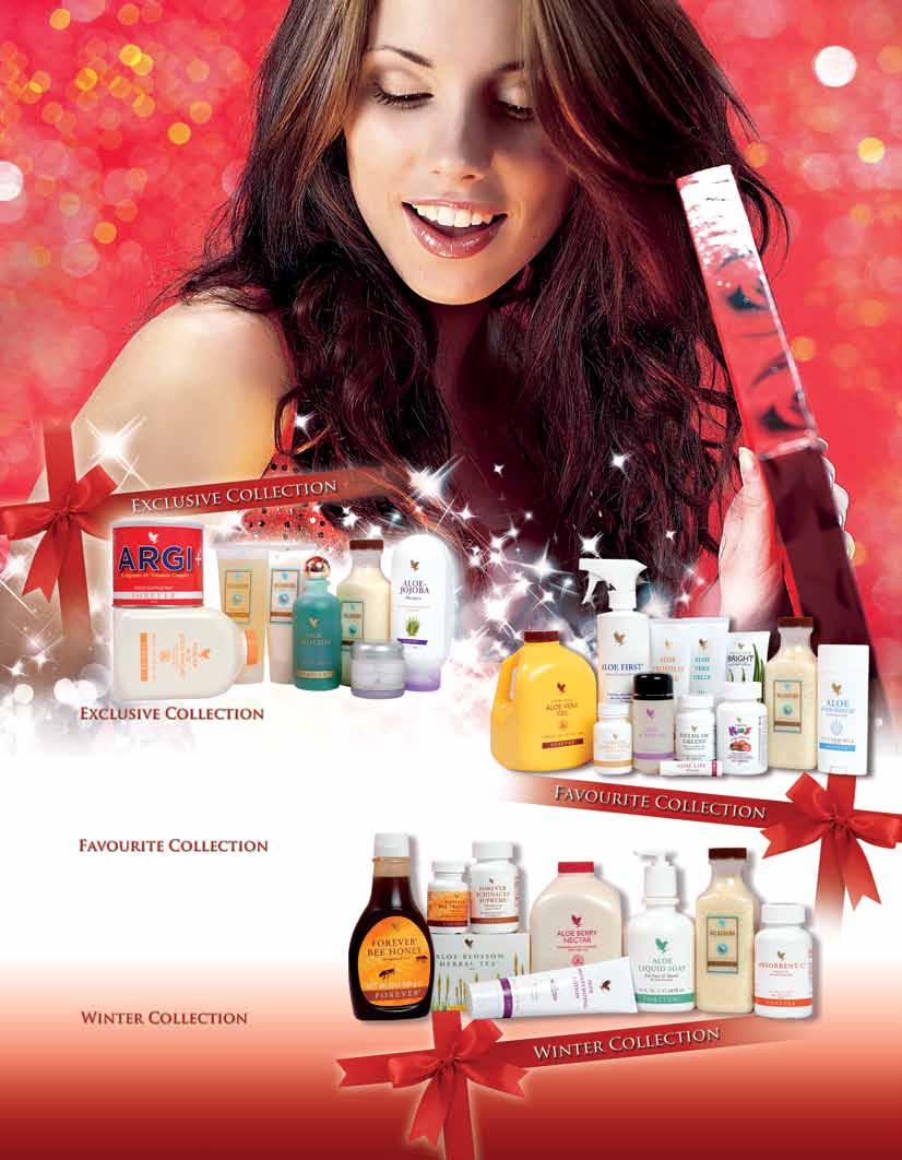 260 Aloe Jojoba Shampoo 77 Aloe Bits n Peaches 14 Bath Gelée 311 Sonya Deep Moisturizing Cream 320 Forever Argi+ 288 Relaxation Massage Lotion 287 Relaxation Shower Gel gratis: 286 Relaxation Bath