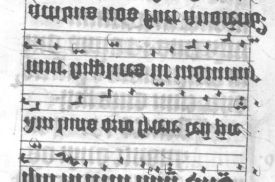 »PROLES DE CAELO PRODIIT «75 3. ábra. A Szebeni pszaltérium príma-himnusza ( Iam lucis orto sidere), 14. század (Sibiu/Nagyszeben, Muzeul National Brukenthal, Ms. 615, f. 66v).