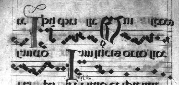 76 SZOLIVA GÁBRIEL 4. ábra. Thuz Osvát intonáriumának príma-himnusza ( Iam lucis orto sidere), 1466 1499. (Zagreb/Zágráb, Metropolitanska knji nica, MR 10, f. 66v).