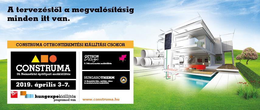 Támogatói csomagok Főtámogató Kiemelt támogató Kiállítás helyszíne Támogató Construm kiállítás (Hungexpo) Időpont 2019. április 3-7.