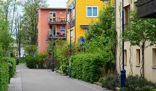 Vauban lakónegyed Freiburgban Homlokzatképzés Társasházunk homlokzati felújításánál az energetikai mellett esztétikai