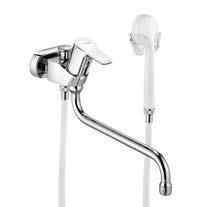 KLUDI PURE&EASY KLUDI PURE&EASY egykaros kádtöltő- és zuhanycsap NA 15 csőméret 45 mm elfordítható kifolyó: 250 mm perlátor M 24 x 1 /B névleges vízmennyiség: (B/A osztály) automatikus kád/zuhany