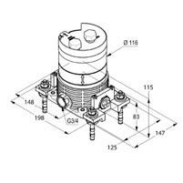 BOXX 88011-hez semleges 7400100-00 81.730 KLUDI FLEXX.