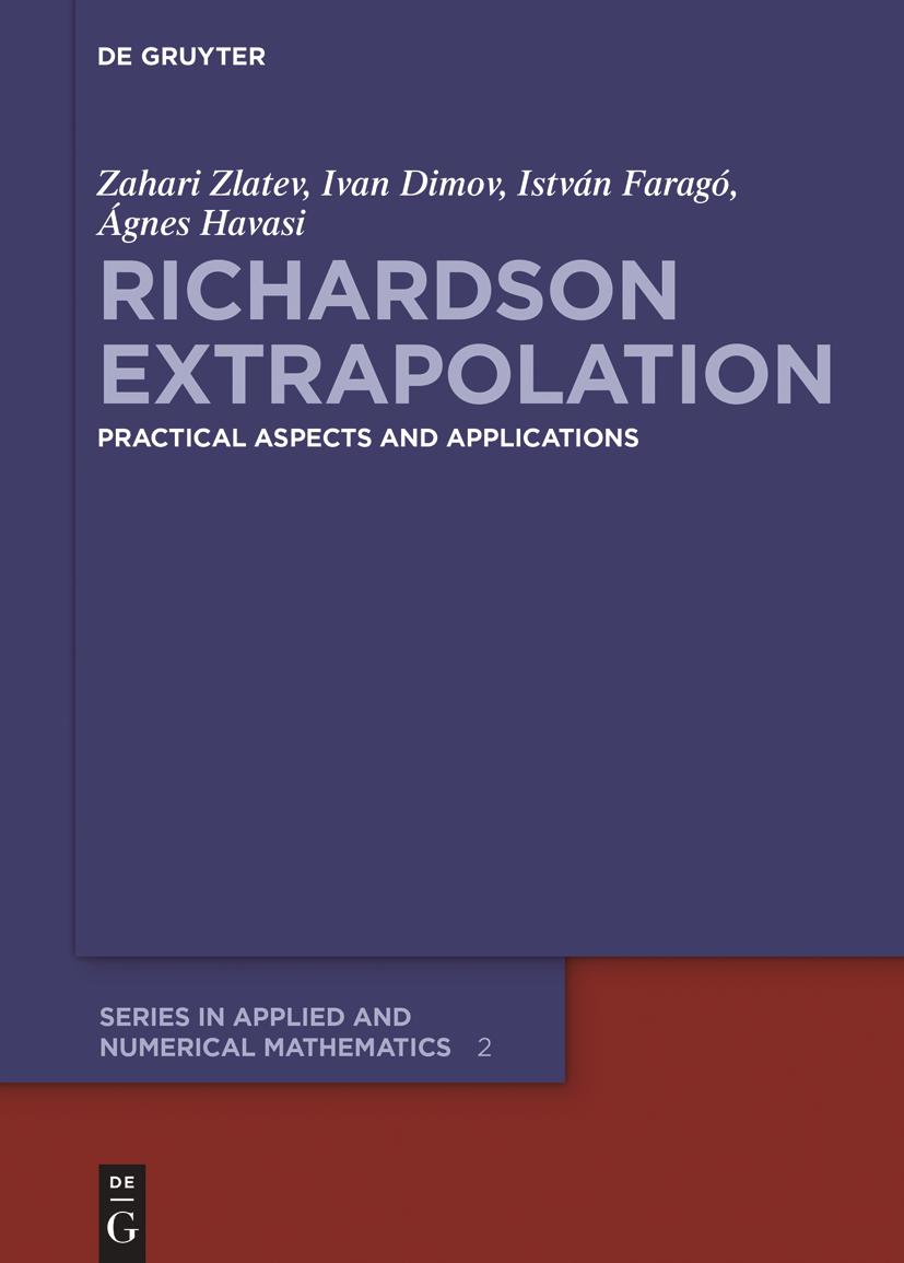 extrapolation for some implicit methods Richardson extrapolation for splitting techniques Richardson