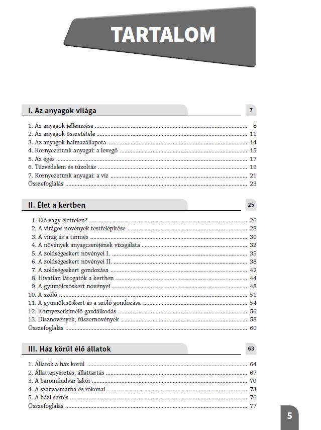 Tartalom 5.