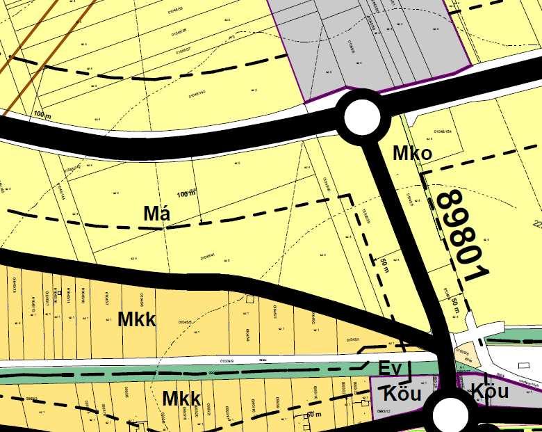 30. Szombathely, 89-es főút régi bucsui út csomóponti térsége A kérelmező kezdeményezi a 01048/39; 1048/40; 01048/41 és 01048/42 hrsz ingatlanok általános mezőgazdasági területből különleges