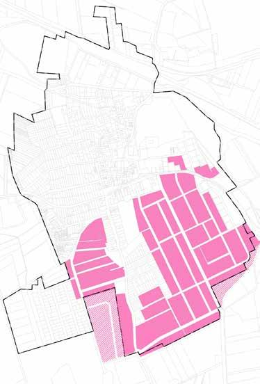 4. ELTÉRÔ KARAKTERÛ TELEPÜLÉSRÉSZEK Kertvárosias jellegû lakóterület A Belvárost déli és keleti