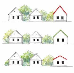 6. RÉSZLETES ÉPÍTÉSZETI AJÁNLÁSOK Falusias jellegû lakóterület, Makovecz-lakópark