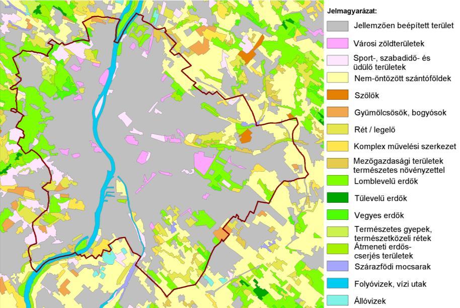 Természetvédelmi szempontból értékes területek részletes leírása, jellemzése Élőhelyek Az Európa Uniós CORINE projekt keretein belül a 90-es évektől kezdődően hazánkban is elkészült a