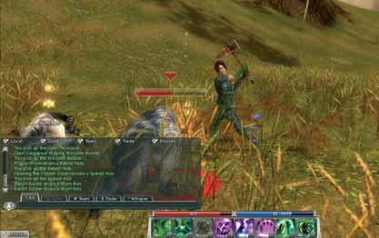 bármilyen más MMORPG-ben.